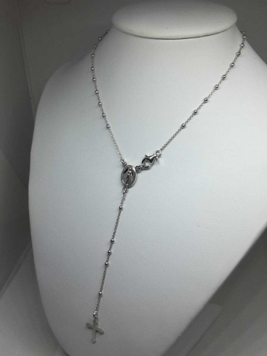 Collana rosario argento grani - rosario,