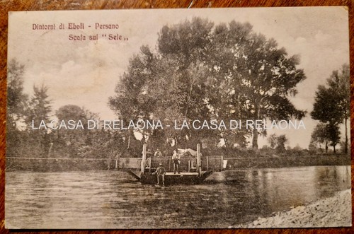 Cartolina persano eboli - persano,