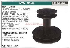 Puleggia per trattorino