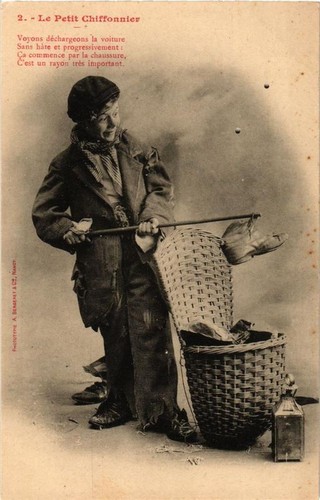 Cpa petit chiffonnier 2 - le,