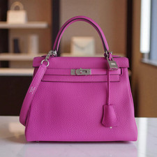 Sac Hermes Kelly 25 rose