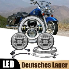 Fendinebbia faro led 7" 4,5" per Harley Davidson Road King Softail