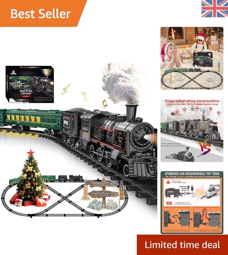 Alloy christmas train - christmas, set