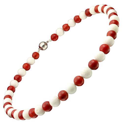 Collana collier bianchi - collana,