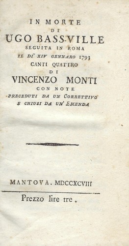 Monti vincenzo morte di - monti,, vincenzo..in