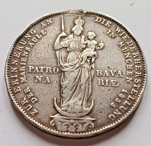 Moneta 1855 bavaria germania - bavaria,