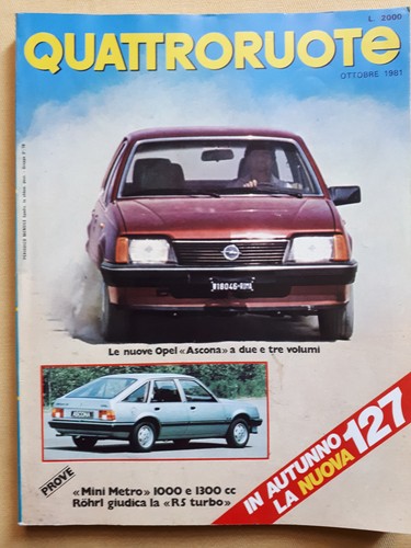 Quattroruote 1981 5 - quattroruote,
