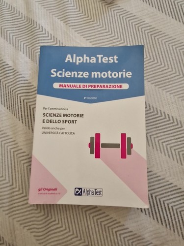 Alphatest scienze motorie - scienze,