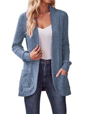 Cardigan lungo donna, maglione