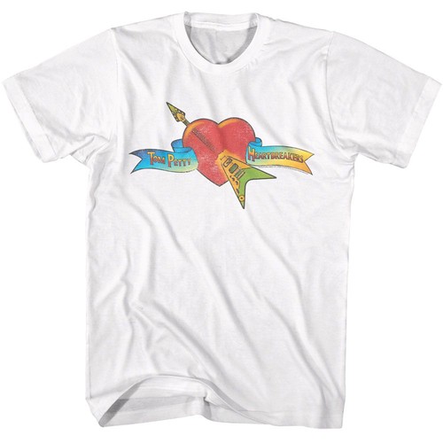 Tom petty heart logo white - tom,