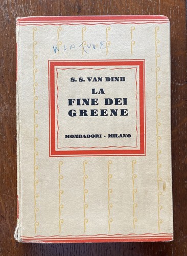 Van dine fine dei greene - van,