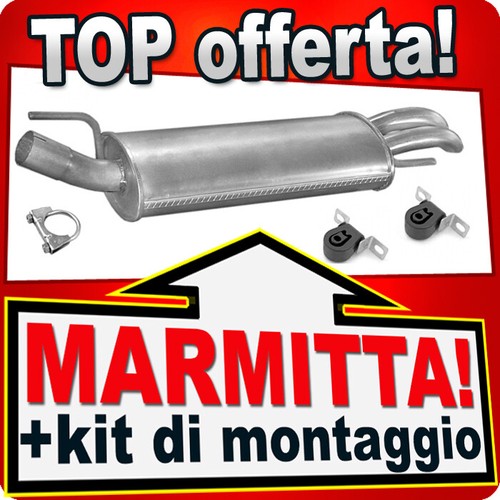 Silenziatore posteriore per - posteriore, vw