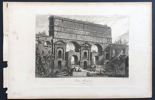 Stampa antica acciaio 1850 - stampa,
