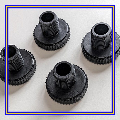 Piedini plastica nera - plastica,