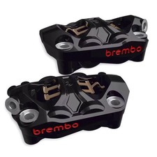 Coppia pinze freno radiali Brembo Hypure nere interasse 100mm