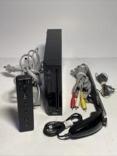 Nintendo Wii Black Console