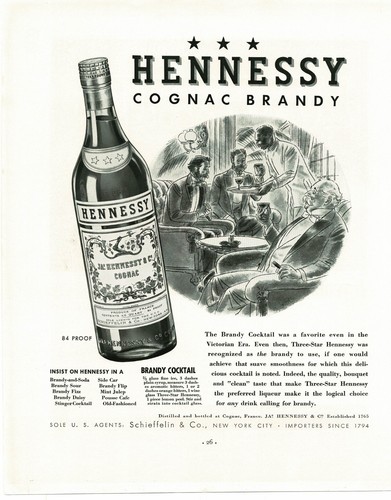1937 hennessy cognac - 1937, brandy