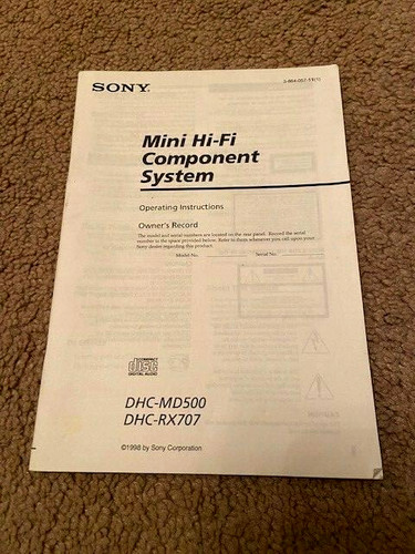 Sony mini component - hi-fi,