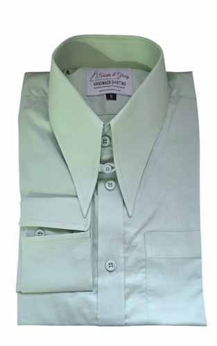 Camicia uomo verde - , collo