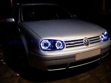 FARI LENTICOLARI VW GOLF 4 ANGEL EYES CROMO, BLU O NERI GERMANY