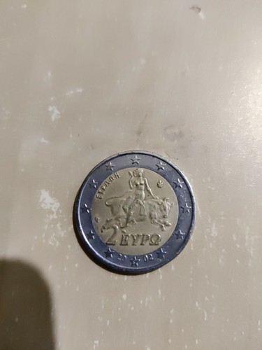 Moneta euro grecia 2002 con - moneta,