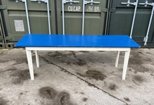 Grande tavolo basso vintage metà secolo con gambe rimovibili 6 piedi x 2 piedi x 2 piedi