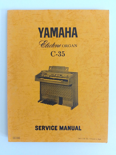 Yamaha electone organ c35 - yamaha,