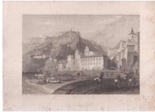 Amalfi-Incisione su acciaio metà Ottocento ( rif. 704 )