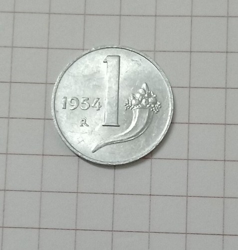Moneta lira 1954 - 1,