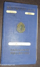 PASSAPORTO PER L'ESTERO, Trieste 1934 Regno D'ITALIA. Rif. 5125
