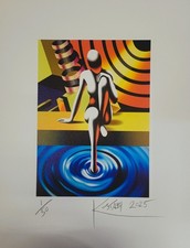 Mark Kostabi Serigrafia UV