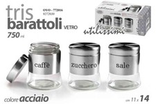Gicos Tris Barattoli in Vetro