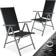 ® Set Sedie Da Giardino, Sedie Sala Da Pranzo 2 Pezzi per Esterno Con Braccioli,