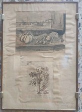 Disegno Di Nino Caffè Con Dedica Allo Scrittore Mario Puccini