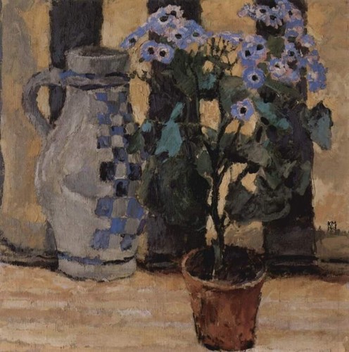Brocca fiori ceramica - brocca,
