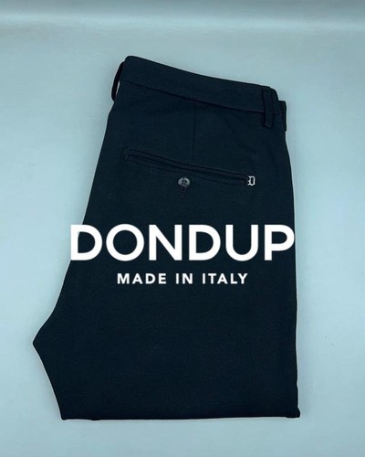 Pantalone dondup uomo nero - uomo, m