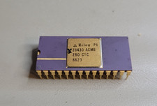 Zilog Z80A CTC rara CPU vintage da collezione