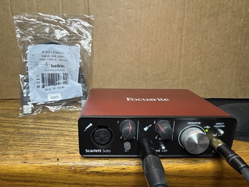 Focusrite scarlett solo - focusrite,