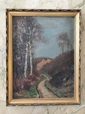 quadro del '900 italiano  MARIO ALBANO (1896-1968), Paesaggio autunnale