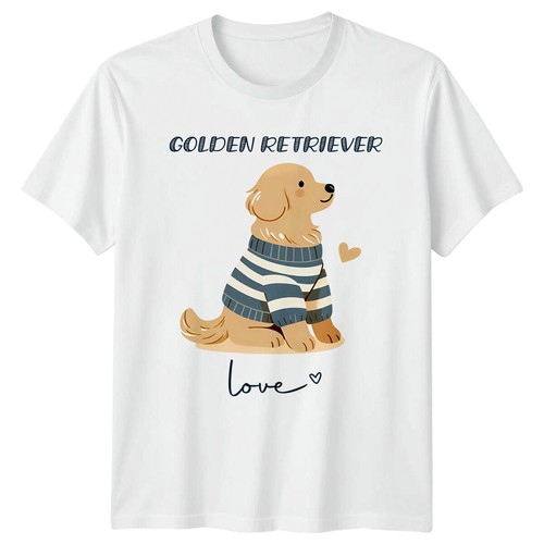 Maglietta golden retriever - maglietta,