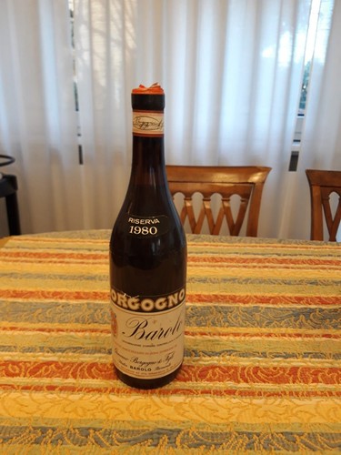 Riserva barolo borgogno - barolo, 1980
