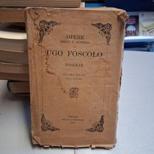 POESIE - UGO FOSCOLO volume