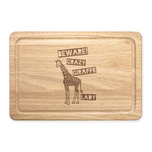 Beware pazzo giraffa donna - pazzo,