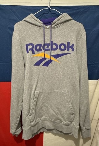 Felpa con cappuccio reebok - felpa,