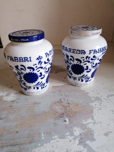 Coppia vasetti amarena fabbri - vasetti,