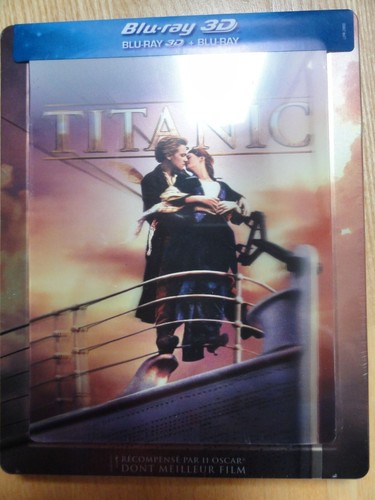 Titanic steelbook blu ray - titanic, 3d