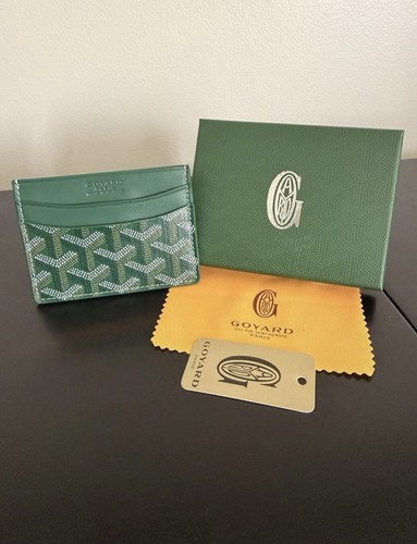 Green goyard cardholder - goyard,