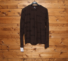 Maglia VERSACE JEANS COUTURE  tg. L Usato (Sa1943) Marrone Vintage Made in Italy