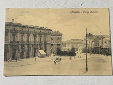 Cartolina Corato (Bari) Corso Mazzini F.P. Viaggiata 1912