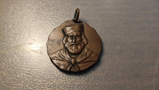 ANTICA MEDAGLIA IN BRONZO MM. 31 REGGIMENTO GARIBALDI OBBEDISCO